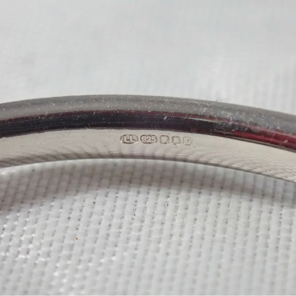 💥💥SOLD💥💥 LINKS OF LONDON 925 SOLID STERLING SILVER BANGLE 6.5" BRACELET - Picture 2 of 4